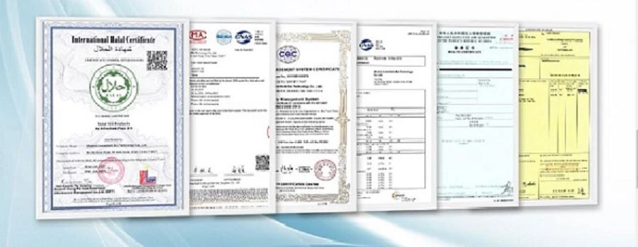 Wild Yam Extract Certificate